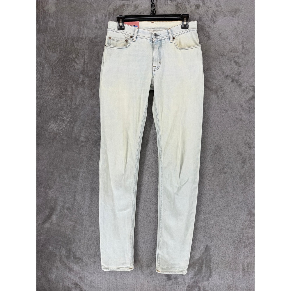 Acne Studios Bla Konst North Lt Blue Slim Jeans Made in Italy 28x32 30Y176-139‎